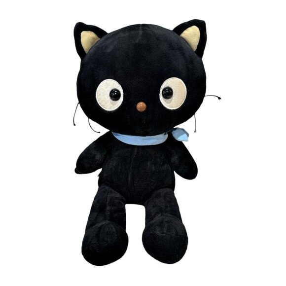 Build a Bear Chococat Plush Sanrio Hello Kitty Stuffed Animal 2010 Black Cat 17" - Picture 1 of 11